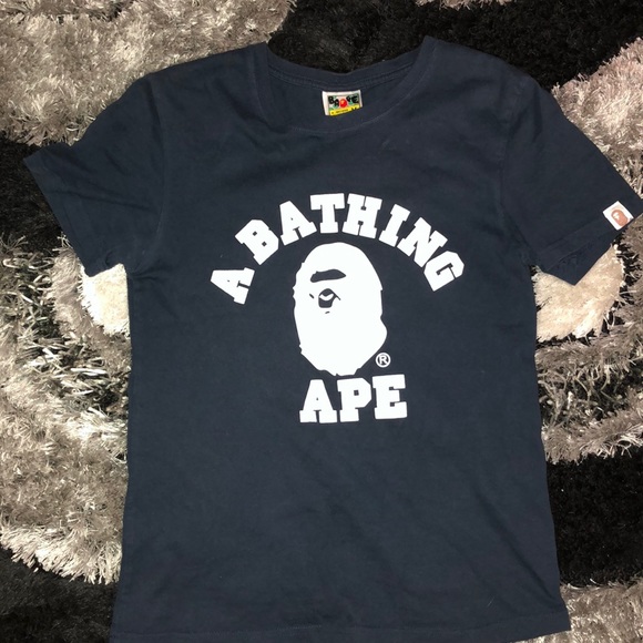 Bape Shirts Bathing Ape 2st Anniversary Navy Blue Tshirt Poshmark